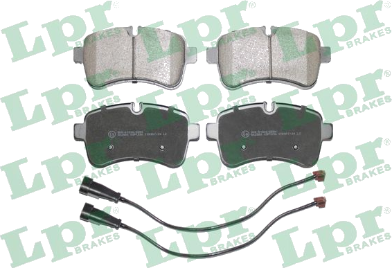 05P1296A Jeu de plaquettes de frein à disque — LPR 05P1296A