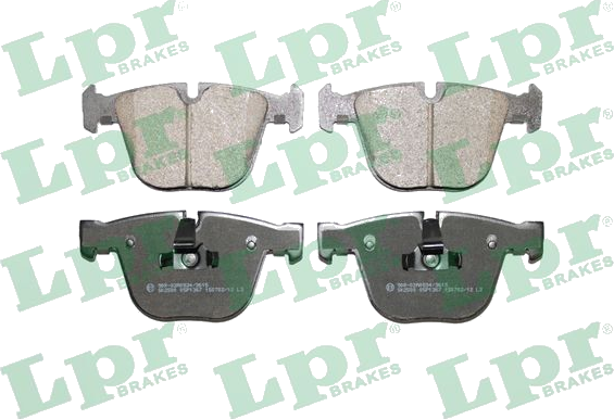 05P1367 Jeu de plaquettes de frein à disque — LPR 05P1367