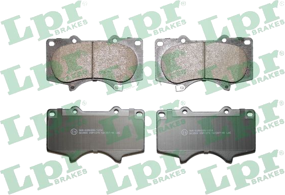 05P1379 Jeu de plaquettes de frein à disque — LPR 05P1379