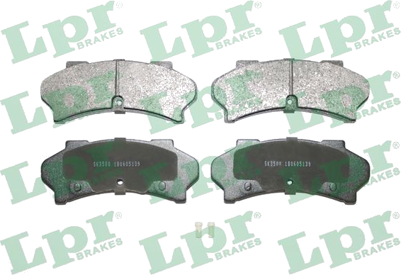 05P139 Jeu de plaquettes de frein à disque — LPR 05P139