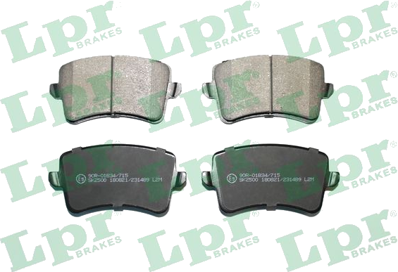 05P1489 Jeu de plaquettes de frein à disque — LPR 05P1489