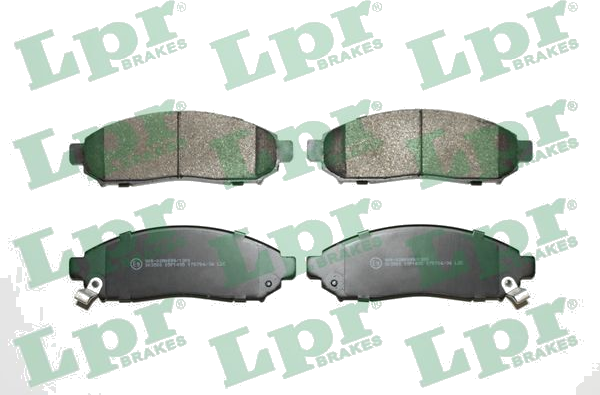 05P1495 Jeu de plaquettes de frein à disque — LPR 05P1495