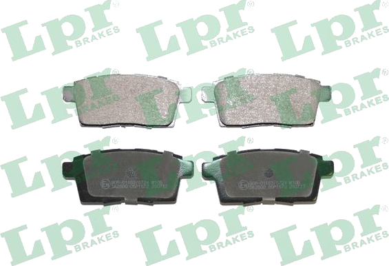 05P1572 Jeu de plaquettes de frein à disque — LPR 05P1572