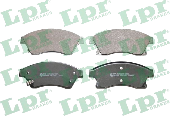 05P1581 Jeu de plaquettes de frein à disque — LPR 05P1581