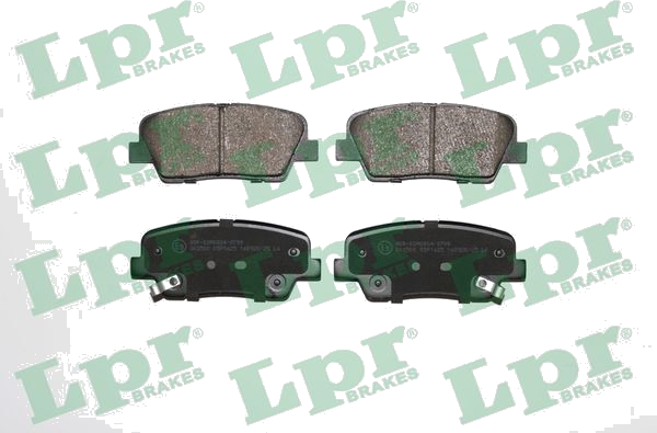 05P1625 Jeu de plaquettes de frein à disque — LPR 05P1625