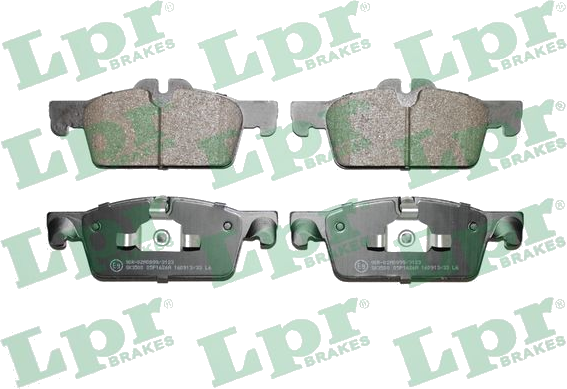 05P1626 Jeu de plaquettes de frein à disque — LPR 05P1626