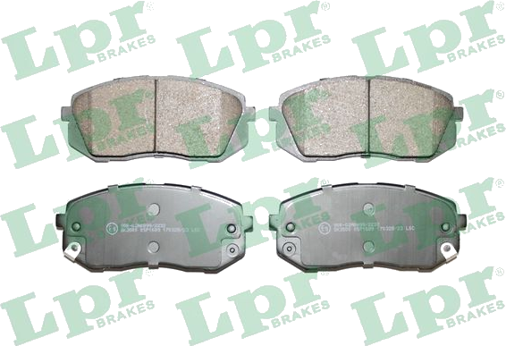 05P1689 Jeu de plaquettes de frein à disque — LPR 05P1689