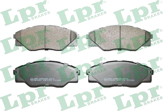 05P1718 Jeu de plaquettes de frein à disque — LPR 05P1718