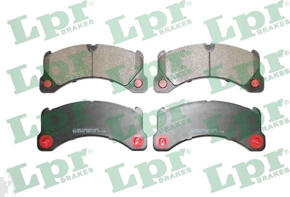 05P1731 Jeu de plaquettes de frein à disque — LPR 05P1731