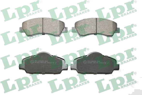 05P1770 Jeu de plaquettes de frein à disque — LPR 05P1770