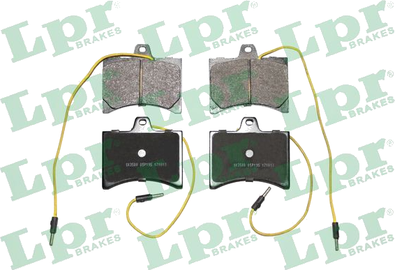05P195 Jeu de plaquettes de frein à disque — LPR 05P195