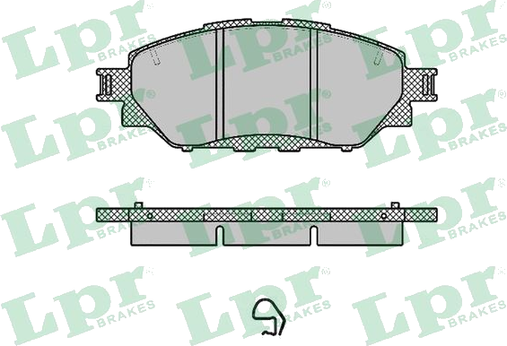 05P1999 Jeu de plaquettes de frein à disque — LPR 05P1999