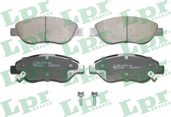 05P2001 Jeu de plaquettes de frein à disque — LPR 05P2001