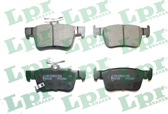 05P2064 Jeu de plaquettes de frein à disque — LPR 05P2064