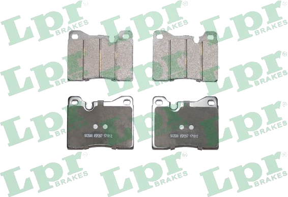 05P207 Jeu de plaquettes de frein à disque — LPR 05P207