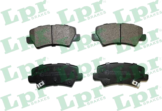 05P2182 Jeu de plaquettes de frein à disque — LPR 05P2182