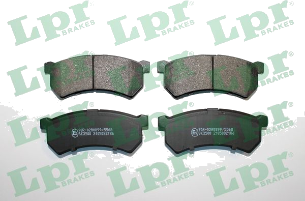 05P2186 Jeu de plaquettes de frein à disque — LPR 05P2186