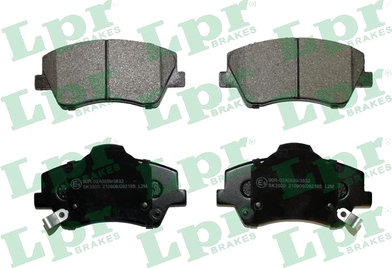 05P2195 Jeu de plaquettes de frein à disque — LPR 05P2195