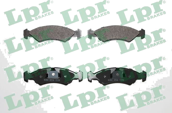 05P232 Jeu de plaquettes de frein à disque — LPR 05P232