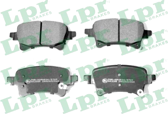 05P2360 Jeu de plaquettes de frein à disque — LPR 05P2360