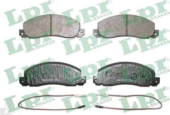 05P278 Jeu de plaquettes de frein à disque — LPR 05P278