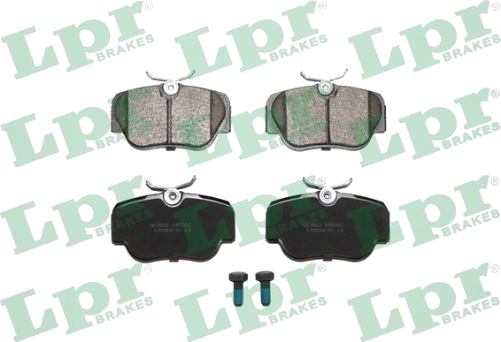 05P302 Jeu de plaquettes de frein à disque — LPR 05P302
