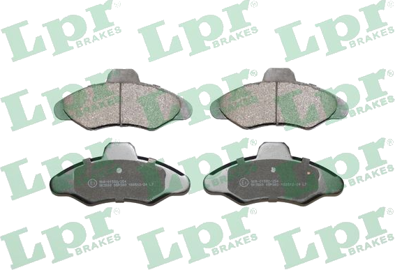 05P383 Jeu de plaquettes de frein à disque — LPR 05P383