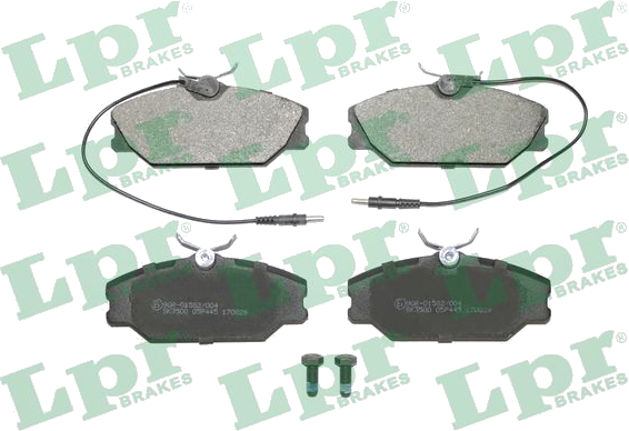 05P445 Jeu de plaquettes de frein à disque — LPR 05P445