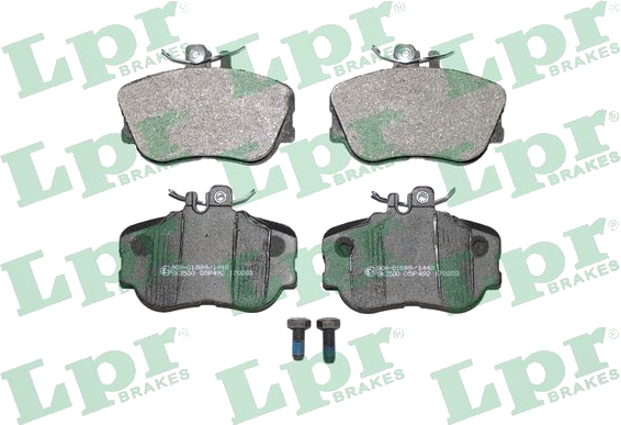 05P492 Jeu de plaquettes de frein à disque — LPR 05P492