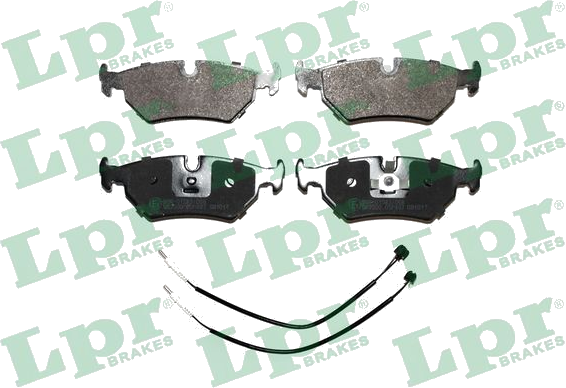 05P497 Jeu de plaquettes de frein à disque — LPR 05P497