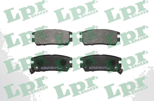 05P518 Jeu de plaquettes de frein à disque — LPR 05P518