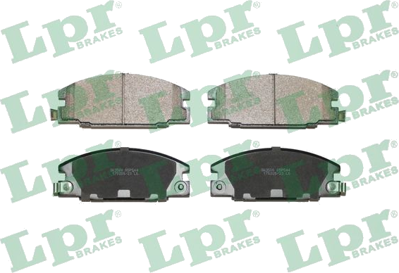 05P544 Jeu de plaquettes de frein à disque — LPR 05P544