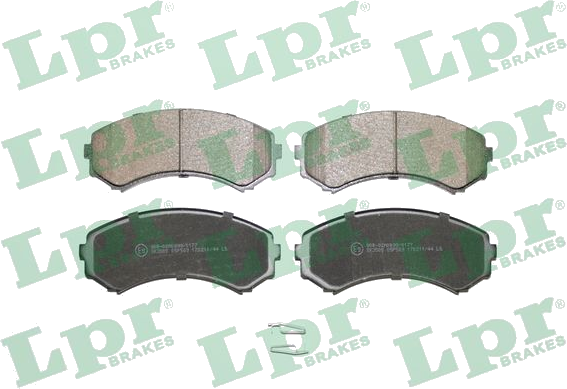 05P569 Jeu de plaquettes de frein à disque — LPR 05P569