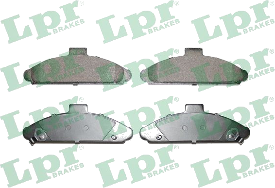 05P579 Jeu de plaquettes de frein à disque — LPR 05P579