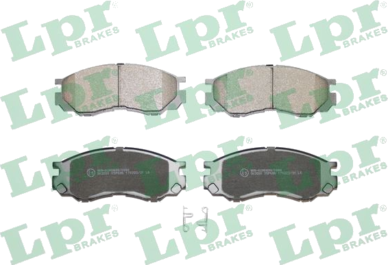 05P686 Jeu de plaquettes de frein à disque — LPR 05P686