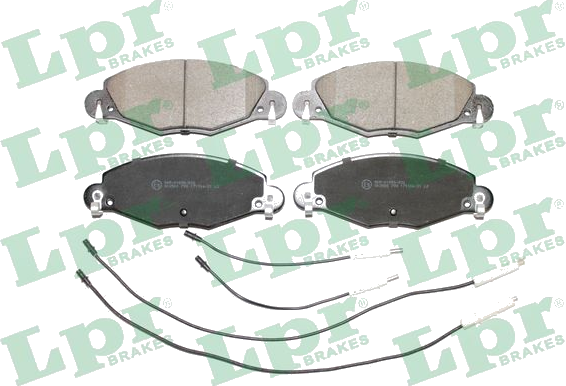 05P799 Jeu de plaquettes de frein à disque — LPR 05P799