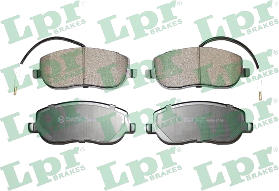 05P831 Jeu de plaquettes de frein à disque — LPR 05P831