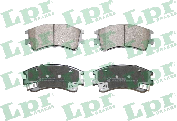 05P878 Jeu de plaquettes de frein à disque — LPR 05P878