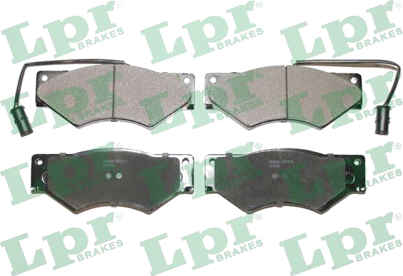05P879 Jeu de plaquettes de frein à disque — LPR 05P879