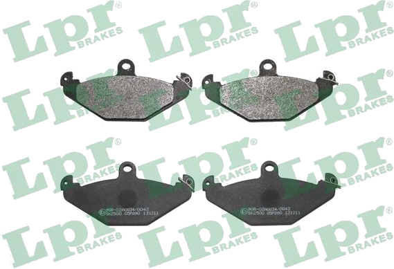 05P890 Jeu de plaquettes de frein à disque — LPR 05P890