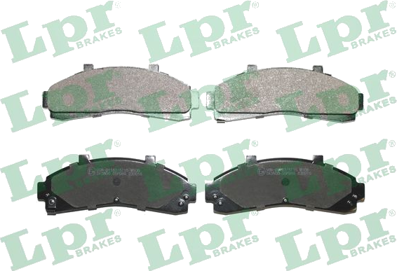 05P989 Jeu de plaquettes de frein à disque — LPR 05P989