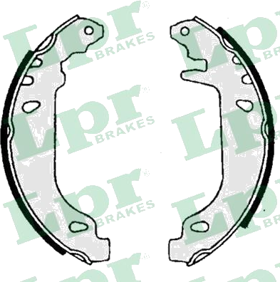 06020 Jeu de mâchoires de frein — LPR 06020