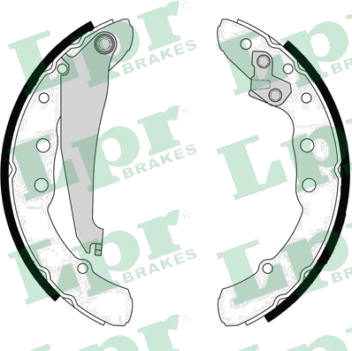 06850 Jeu de mâchoires de frein — LPR 06850