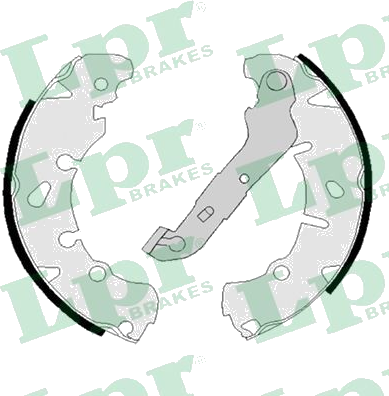 08170 Jeu de mâchoires de frein — LPR 08170