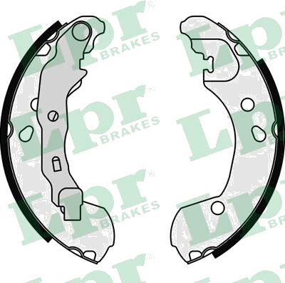08180 Jeu de mâchoires de frein — LPR 08180