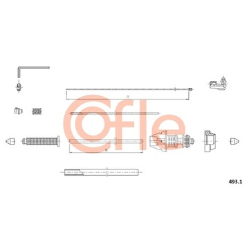 C0092A Accelerator Cable — LPR C0092A