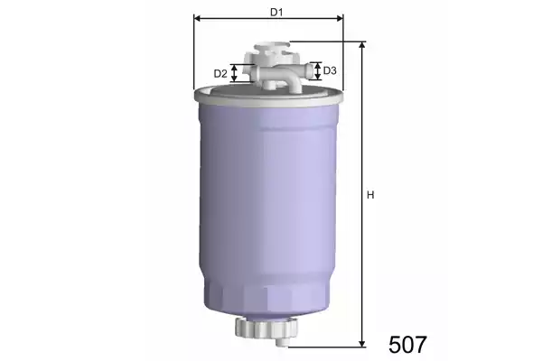 M365A Filtre à carburant — 00000036 M365A