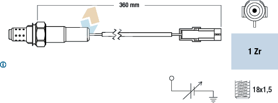 Câble d'accélérateur — Fiat