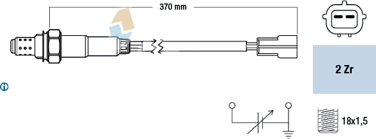 77323 Sonde lambda — MACOFLEX 77323