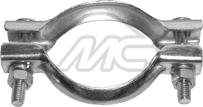 Collier de serrage, système d'échappement — CITROËN / PEUGEOT / RENAULT — METALCAUCHO 00748
